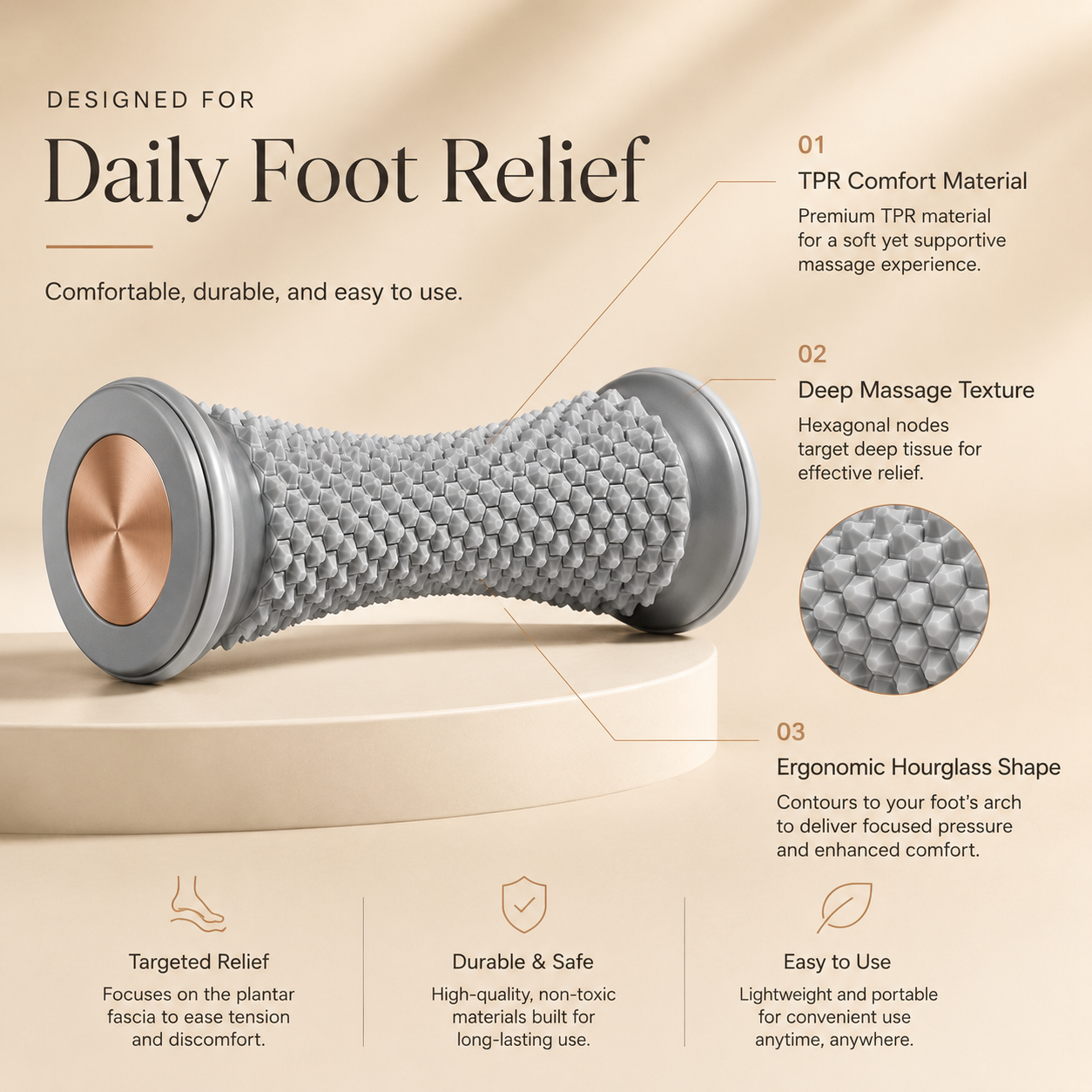 ArchRelief™ Recovery Roller — Daily Foot Relief Massager
